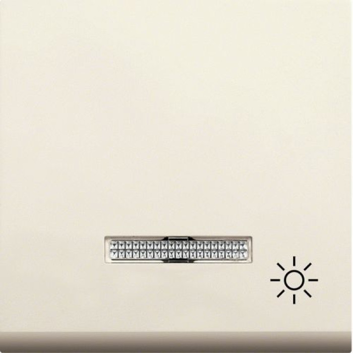 Кнопка Hager Lumina-2 «Світло» крем (WL6121)