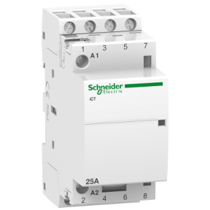 Контактор Schneider Electric Acti9 25A 4НО 230/240В, 50Гц