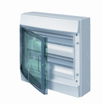 Щит ABB Mistral65 750 36 модулів (18x2) IP65 прозорі двері навісний (1SL1215A00)