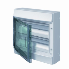 Щит ABB Mistral65 750 36 модулей (18x2) IP65 прозрачные двери навесной (1SL1215A00)