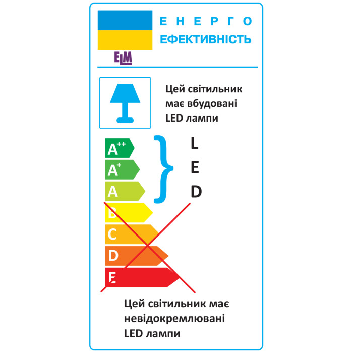 Светильник светодиодный накладной ELM Naomi 48W 3000-6500К IP20 (26-0118)