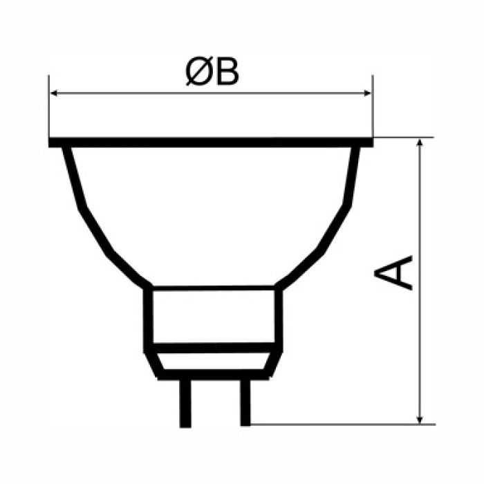 Лампа світлодіодна Electrum MR-16 LR-6 3W GU10 3000K алюмопл. корп. A-LR-0474