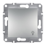Кнопка Schneider Electric Asfora Plus «світло» алюміній
