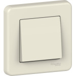 Переключатель Schneider Electric Leona проходной 1-клавишный крем