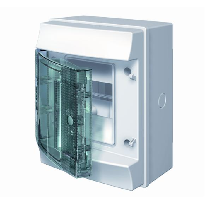 Щит ABB Mistral65 750 4 модуля IP65 прозорі двері навісний (1SL1210A00)