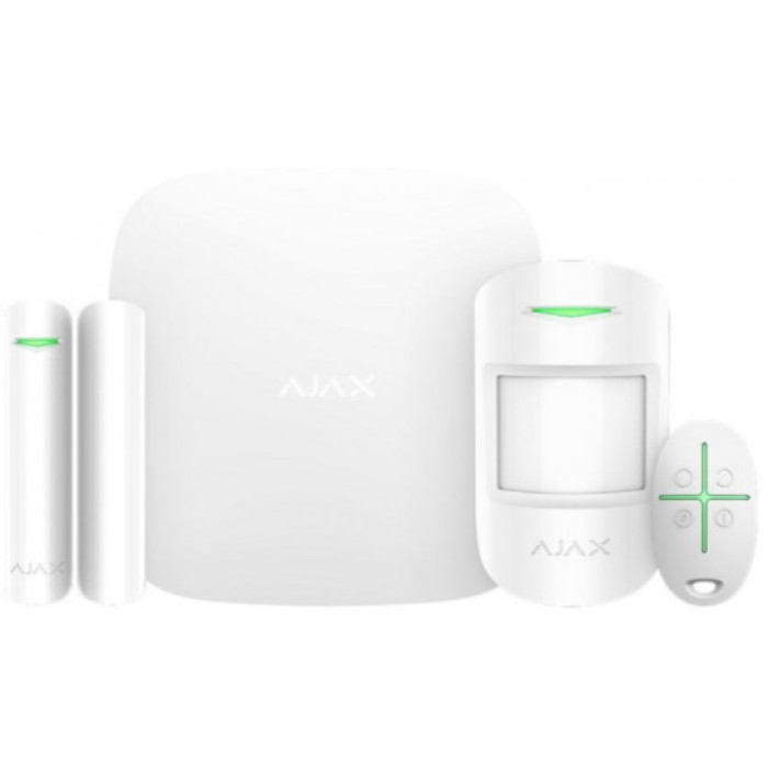 StarterKit Plus white EU комплект охоронної сигналізації AJAX