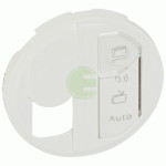 ЛП розетки Legrand Celiane 1xRJ45 cat 6 STP етикетка білий