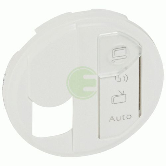 ЛП розетки Legrand Celiane 1xRJ45 cat 6 STP етикетка білий
