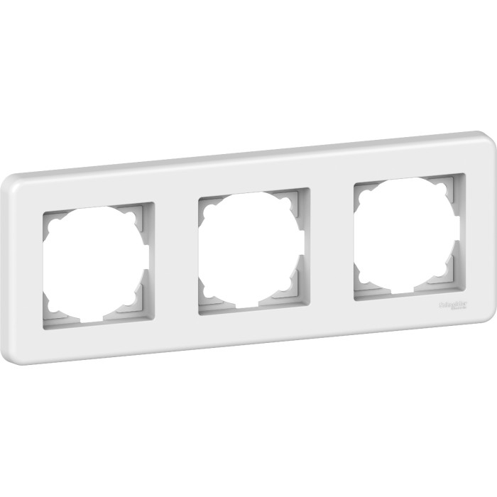 Рамка Schneider Electric Leona 3-постова білий