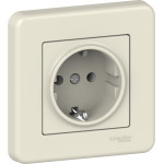 Розетка Schneider-Electric Leona с зазем. крем (LNA2900123)