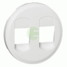Панель розетки 2xRJ45 кат.6 (для UTP/FTP/SFTP) Legrand Celiane белая