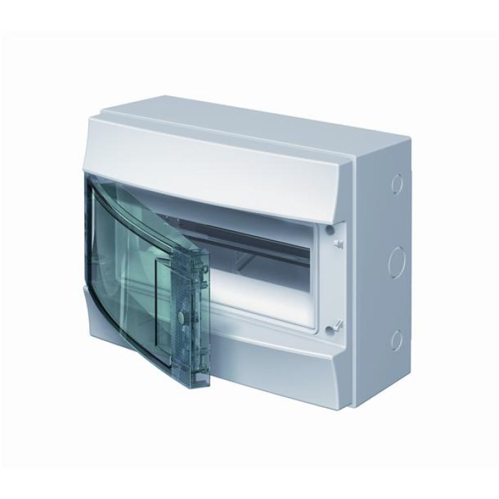 Щит ABB Mistral65 750 12 модулів IP65 прозорі двері навісний (1SL1212A00)