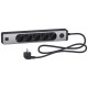 Подовжувач мережевий Schneider Electric 5 розеток + 2 USB 1.5 м антрацит / алюм.