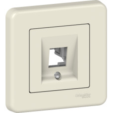 Накладка Schneider Electric Leona RJ45 1 мод. крем