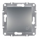 Выключатель Schneider Electric Asfora Plus Кнопка «звонок» сталь
