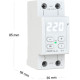 Реле контроля напряжения DS Electronics ZUBR D2-40A с термозащитой (D2-40)