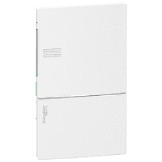 Щит Schneider Electric Mini Pragma 4 модулі врізний білі двері IP40