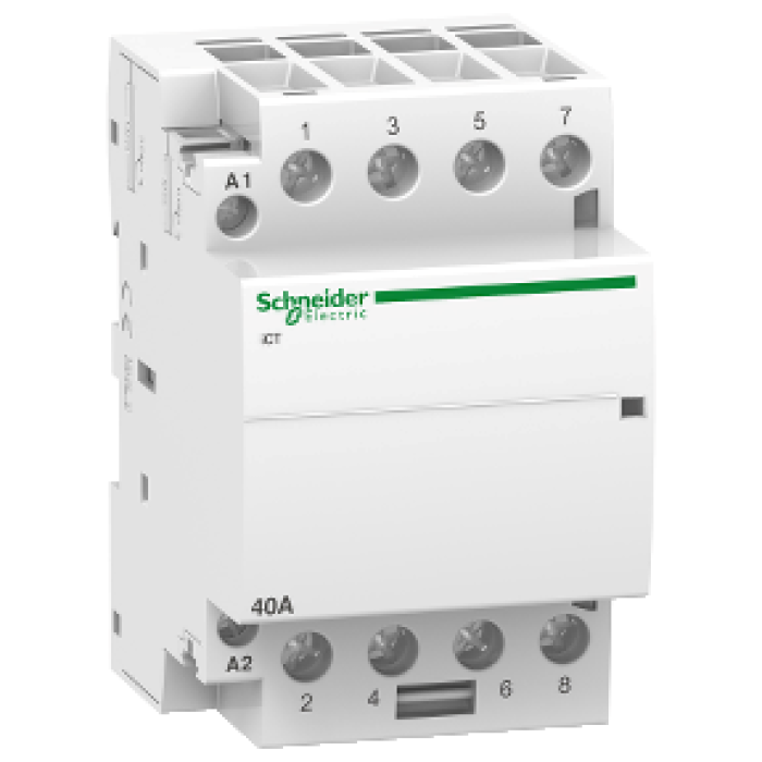 Контактор Schneider Electric Acti9 40A 4НО 230/240В, 50Гц