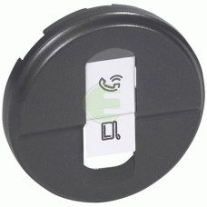 Панель розетки RJ45 Legrand Celiane графит