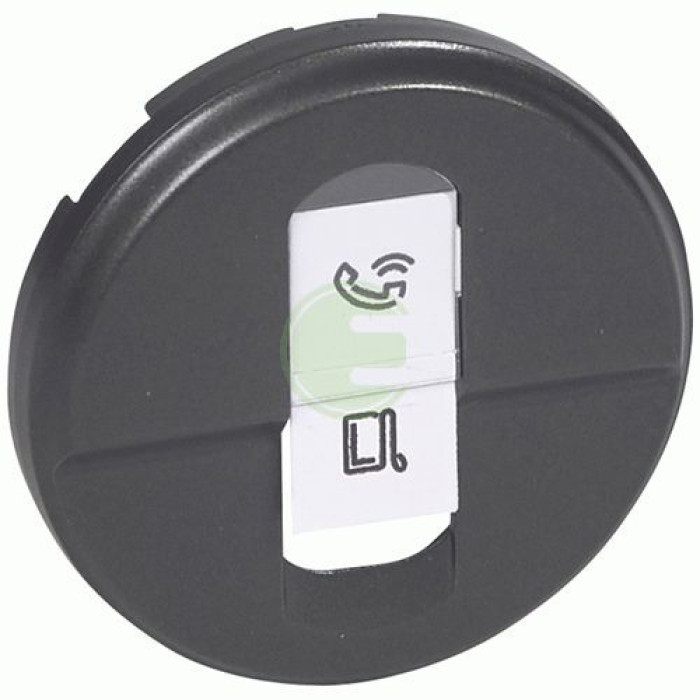 ЛП розетки Legrand Celiane 1xRJ45 графіт