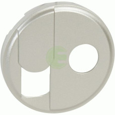Накладка RJ-45 и TV розетки Legrand Celiane (068539) тип F (титан)