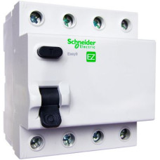 Дифференциальное реле (УЗО) Schneider Electric Easy9 4P 40A 100мA