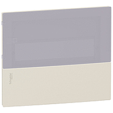 Передняя панель Schneider Electric Mini Pragma встраив. щита бежев. с дымч. двер. 6 модулей