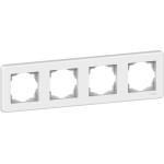 Рамка Schneider Electric Leona 4-постова білий
