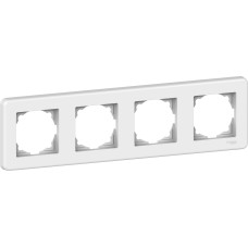 Рамка Schneider Electric Leona 4-постова білий