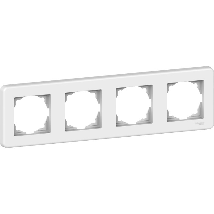 Рамка Schneider Electric Leona 4-постова білий