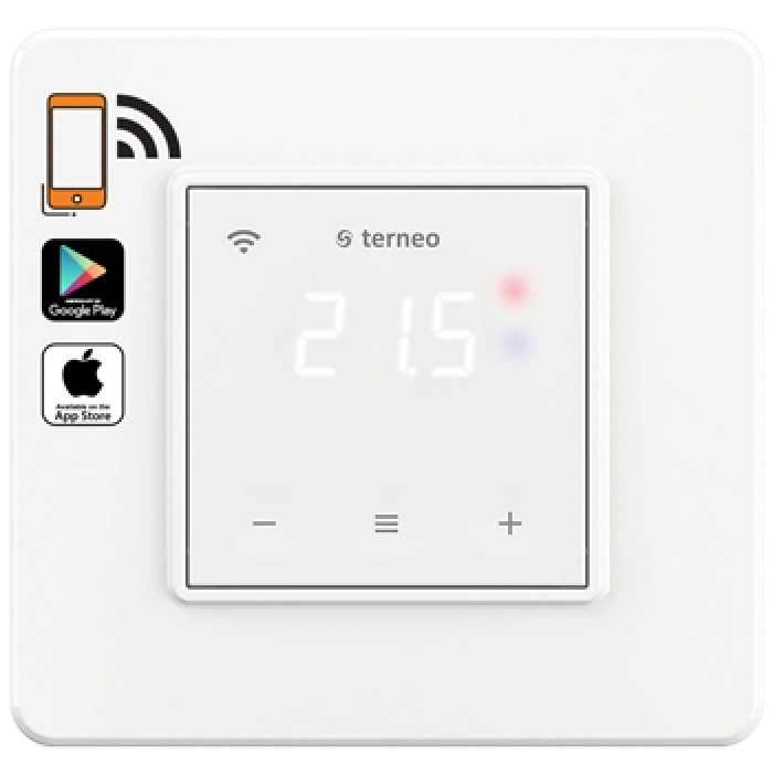 Терморегулятор Terneo SX (wi-fi) теплої підлоги білий