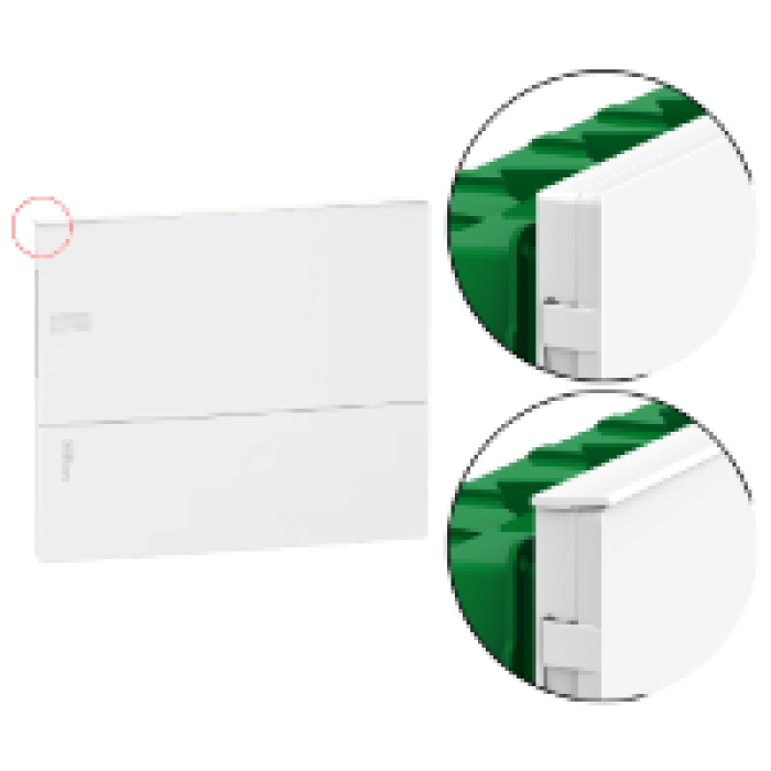 Ізоляція Schneider Electric Mini Pragma вбудованих щитів IP41