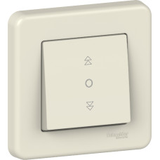 Вимикач жалюзі Schneider Electric Leona 2-клавішний крем