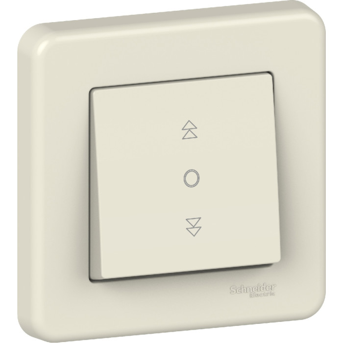 Вимикач жалюзі Schneider Electric Leona 2-клавішний крем