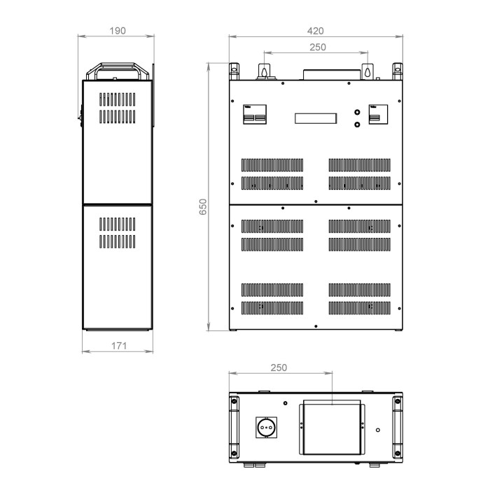 Стабилизатор напряжения однофазный Volter-27пт (VLR-2704)
