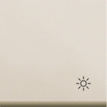 Кнопка Hager Lumina-2 «Світло» крем (WL6021)