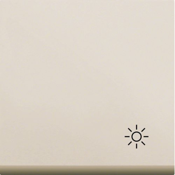Кнопка Hager Lumina-2 «Світло» крем (WL6021)