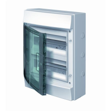 Щит ABB Mistral65 750 24 модуля IP65 прозрачные двери навесной (1SL1214A00)