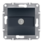 Розетка Schneider Electric Asfora Plus TV прохідна антрацит