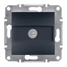 Розетка Schneider Electric Asfora Plus TV проходная антрацит