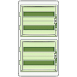 Щит Schneider Electric Mureva навісний 72 модуля з клем. IP65