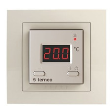 Терморегулятор Terneo ST unic теплої підлоги слонова кістка