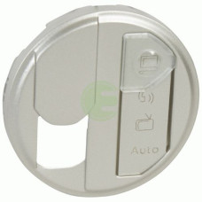 Накладка RJ-45 розетки Legrand Celiane (068591) STP cat6 для оптимизированной сети (с этикеткой) (титан)