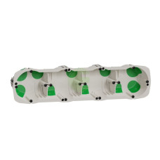 Коробка Schneider Electric 4 места установочная д/сплошных стен Multifix Air 67x40