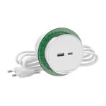 Блок розеточный Schneider Unica New System+ USB тип А + тип С белый