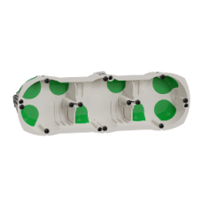 Коробка Schneider Electric 3-я установочная д/сплошных стен Multifix Air 67x40