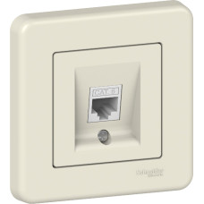 Розетка Schneider Electric Leona RJ45 cat 6 крем