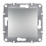Вимикач Schneider Electric Asfora Plus 1-клавішний 2П алюміній
