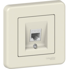 Розетка Schneider Electric Leona RJ45 cat 5e крем