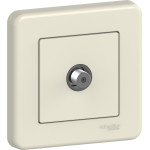 Розетка Schneider-Electric Leona SAT кінцева крем (LNA3700123)
